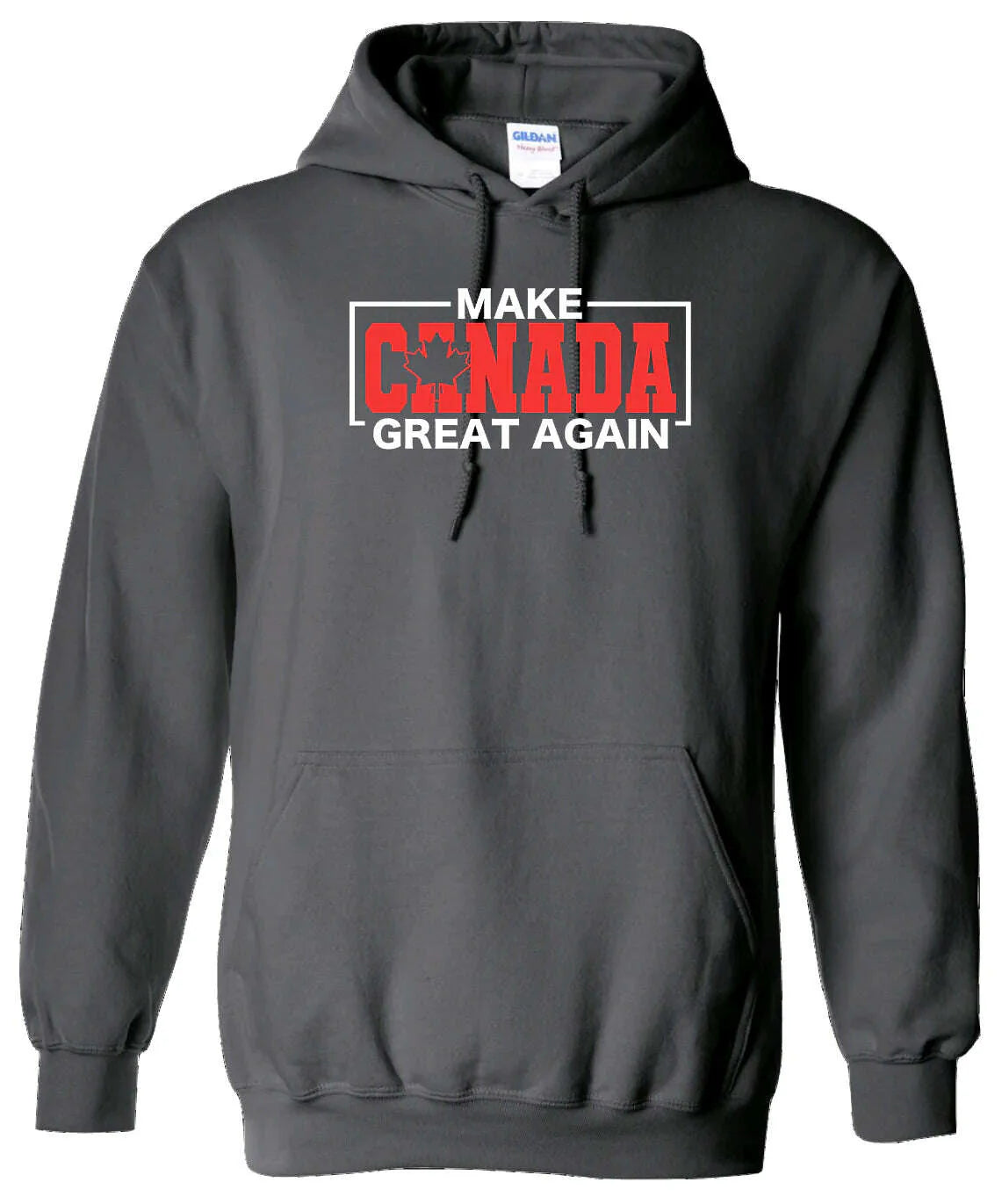 Make Canada Great Again Hooded Sweatshirt - Gray / Small - Hoodie