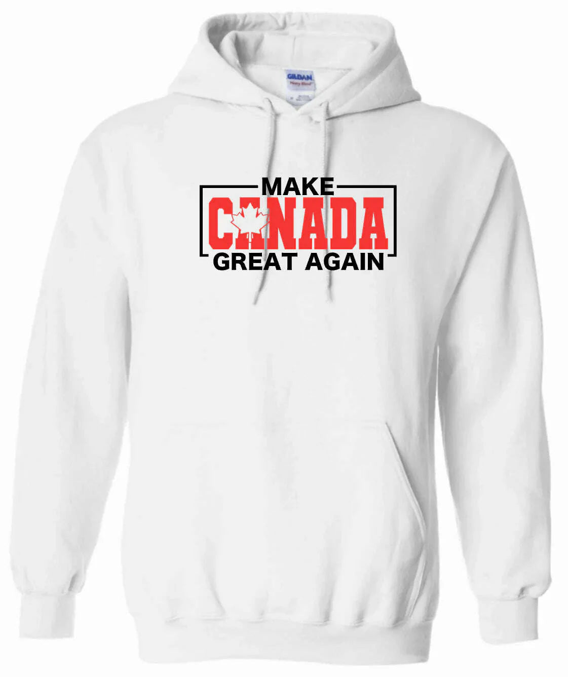 Make Canada Great Again Hooded Sweatshirt - White / Small - Hoodie