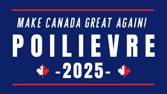 Make Canada Great Again Pierre Poilievre 2025 3ft by 5ft Flag - Single Unit - Flag