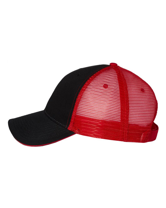 Make Canada Great Again Trucker Cap - Black/Red / Single Unit - Hats
