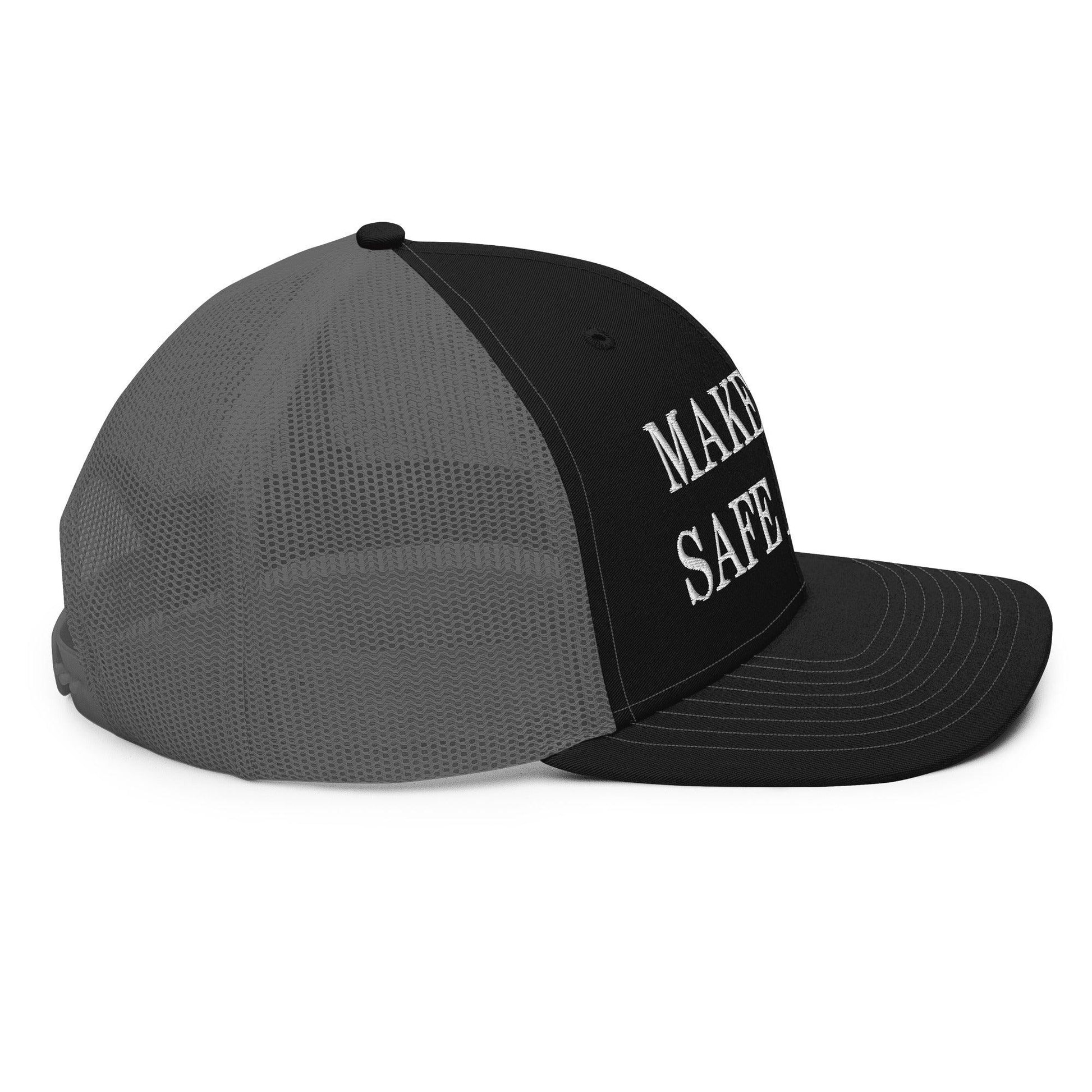 Make Cats Safe Again Embroidered Classic Mesh Trucker Hat