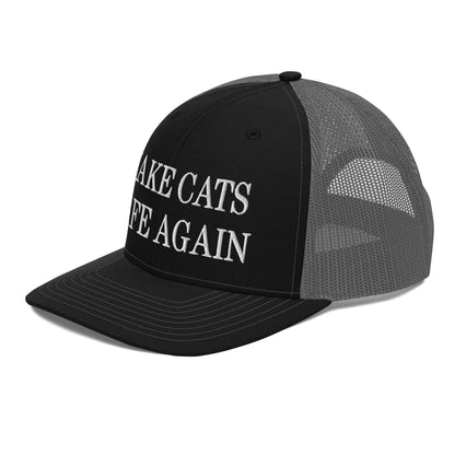 Make Cats Safe Again Embroidered Classic Mesh Trucker Hat