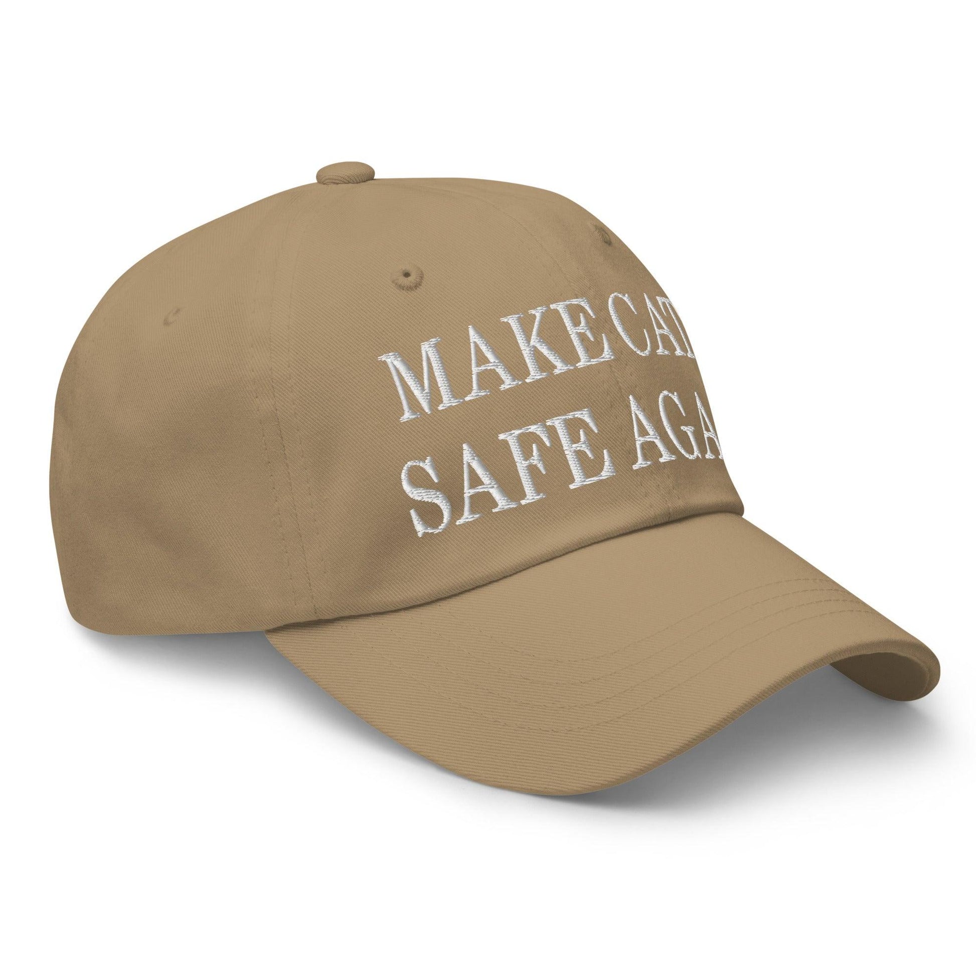 Make Cats Safe Again Embroidered Dad Hat