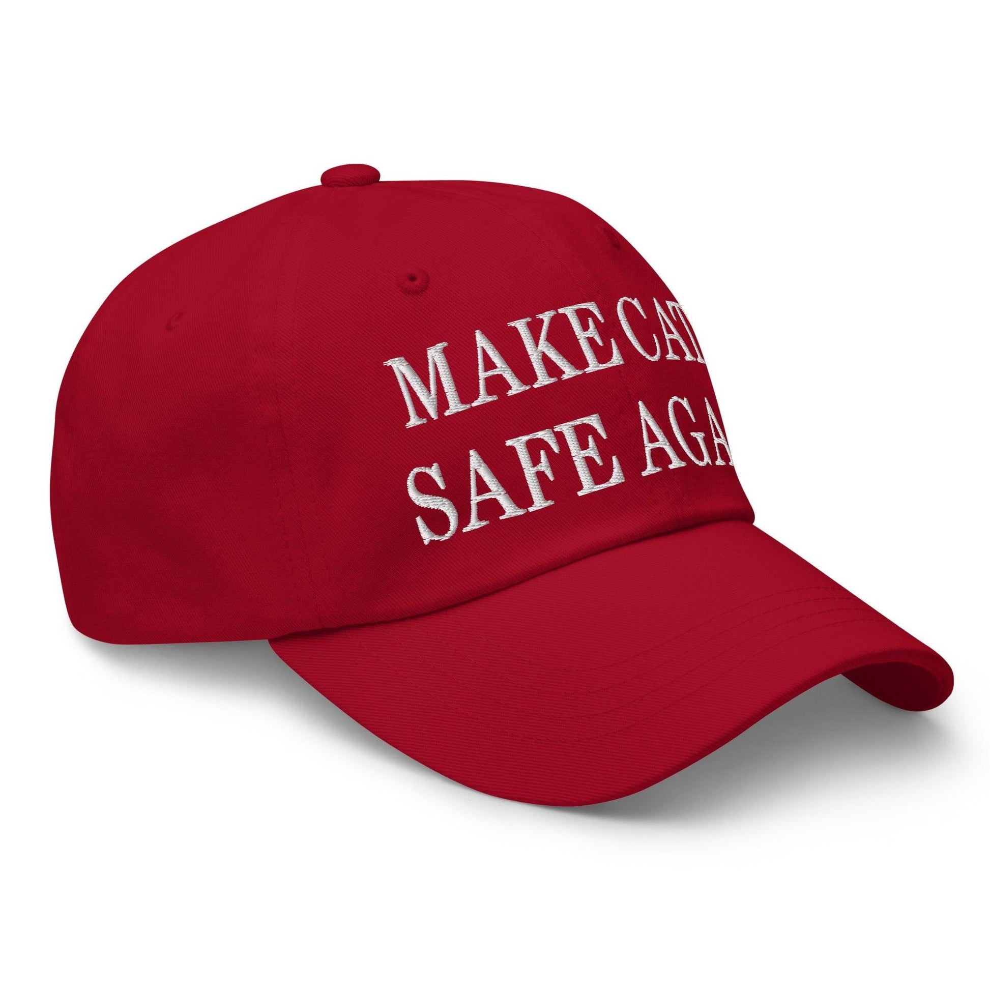 Make Cats Safe Again Embroidered Dad Hat