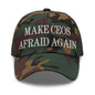 Make CEOs Afraid Again Embroidered Dad Hat - Green Camo