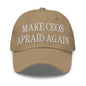 Make CEOs Afraid Again Embroidered Dad Hat - Khaki
