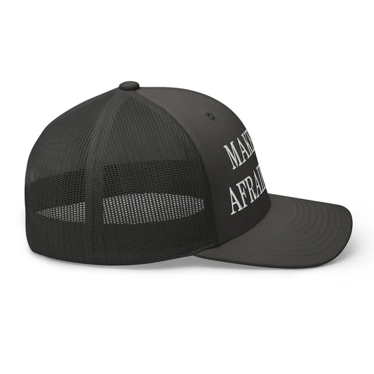 Make CEOs Afraid Again Embroidered Mesh Trucker Hat