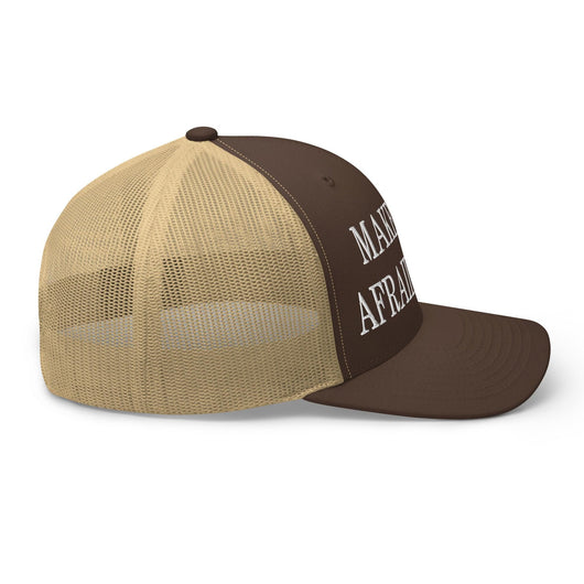 Make CEOs Afraid Again Embroidered Mesh Trucker Hat