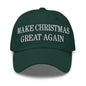 Make Christmas Great Again Embroidered Dad Hat - Spruce