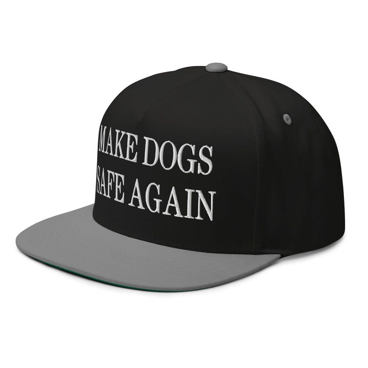 Make Dogs Safe Again Embroidered 5 Panel Flat Bill Brim Snapback Hat