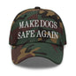 Make Dogs Safe Again Embroidered Dad Hat - Green Camo