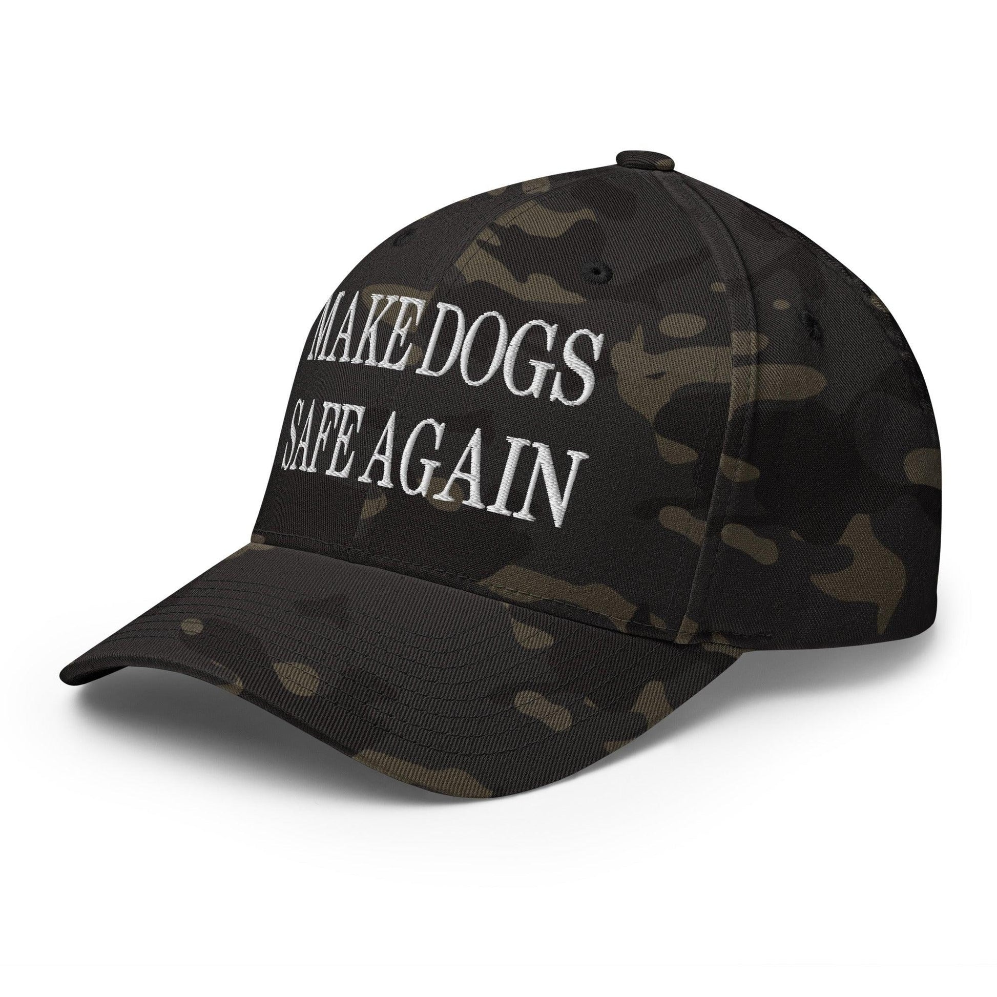 Make Dogs Safe Again Embroidered Stretch Fit Baseball Hat