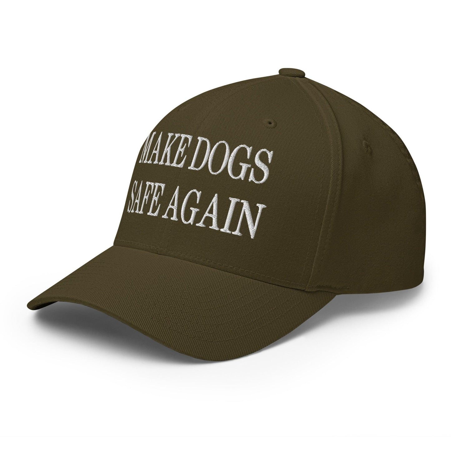 Make Dogs Safe Again Embroidered Stretch Fit Baseball Hat