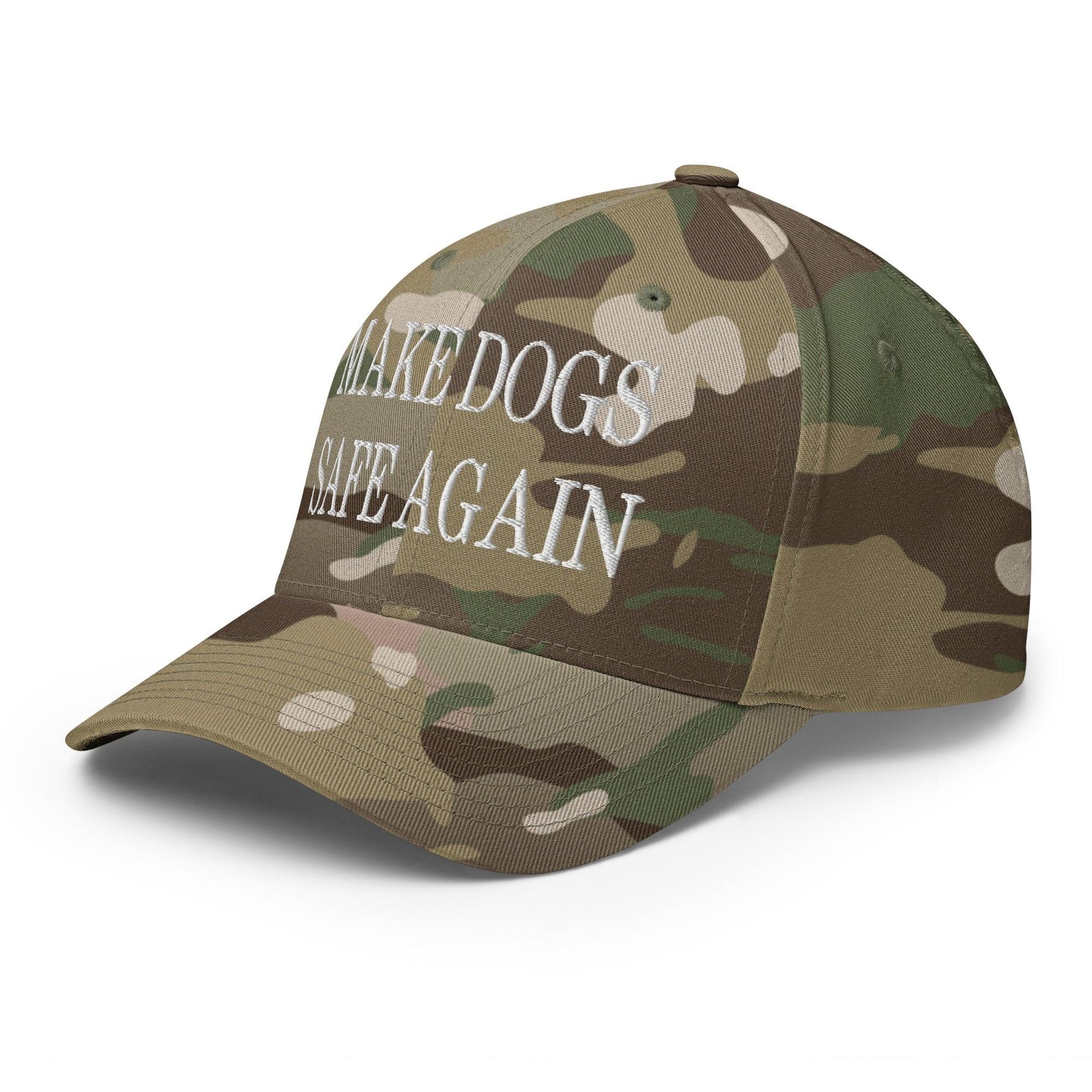 Make Dogs Safe Again Embroidered Stretch Fit Baseball Hat