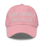 Make Us Emo Again Embroidered Dad Hat - Pink