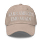 Make Us Emo Again Embroidered Dad Hat - Stone