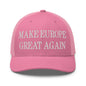 Make Europe Great Again Embroidered Mesh Trucker Hat - Pink
