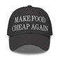 Make Food It Again Embroidered Dad Hat - Dark Grey