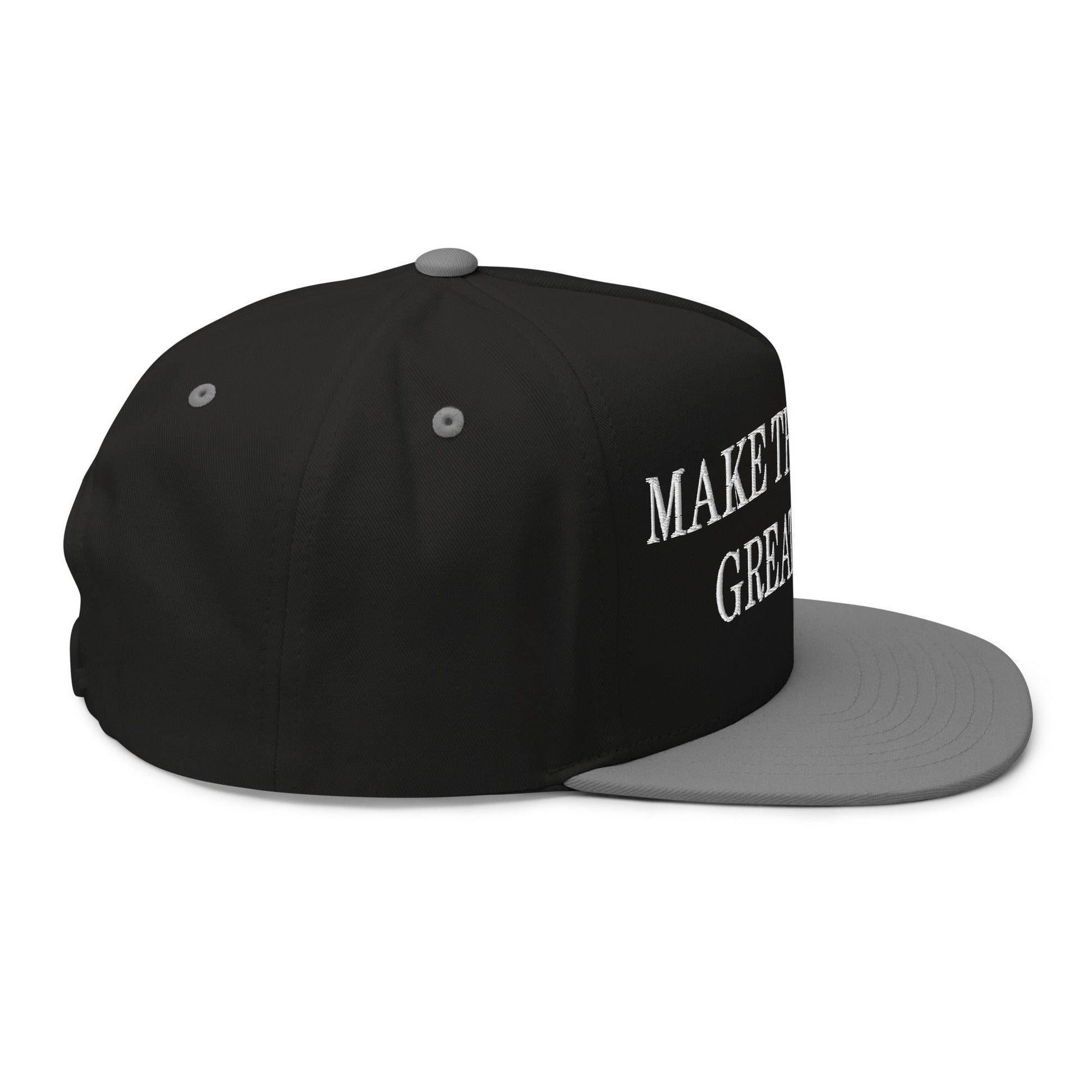Make Them Great Again Embroidered 5 Panel Flat Bill Brim Snapback Hat