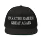 Make Them Great Again Embroidered 5 Panel Flat Bill Brim Snapback Hat - Black