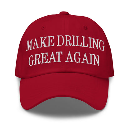 Make Them Great Again Embroidered Dad Hat - Cranberry