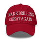 Make Them Great Again Embroidered Dad Hat - Cranberry