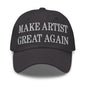 Make Us Great Again Embroidered Dad Hat - Dark Grey