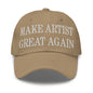 Make Us Great Again Embroidered Dad Hat - Khaki
