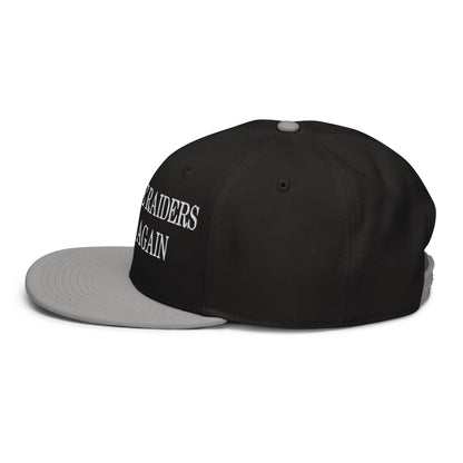 Make Them Great Again Embroidered Flat Brim Bill Snapback Hat