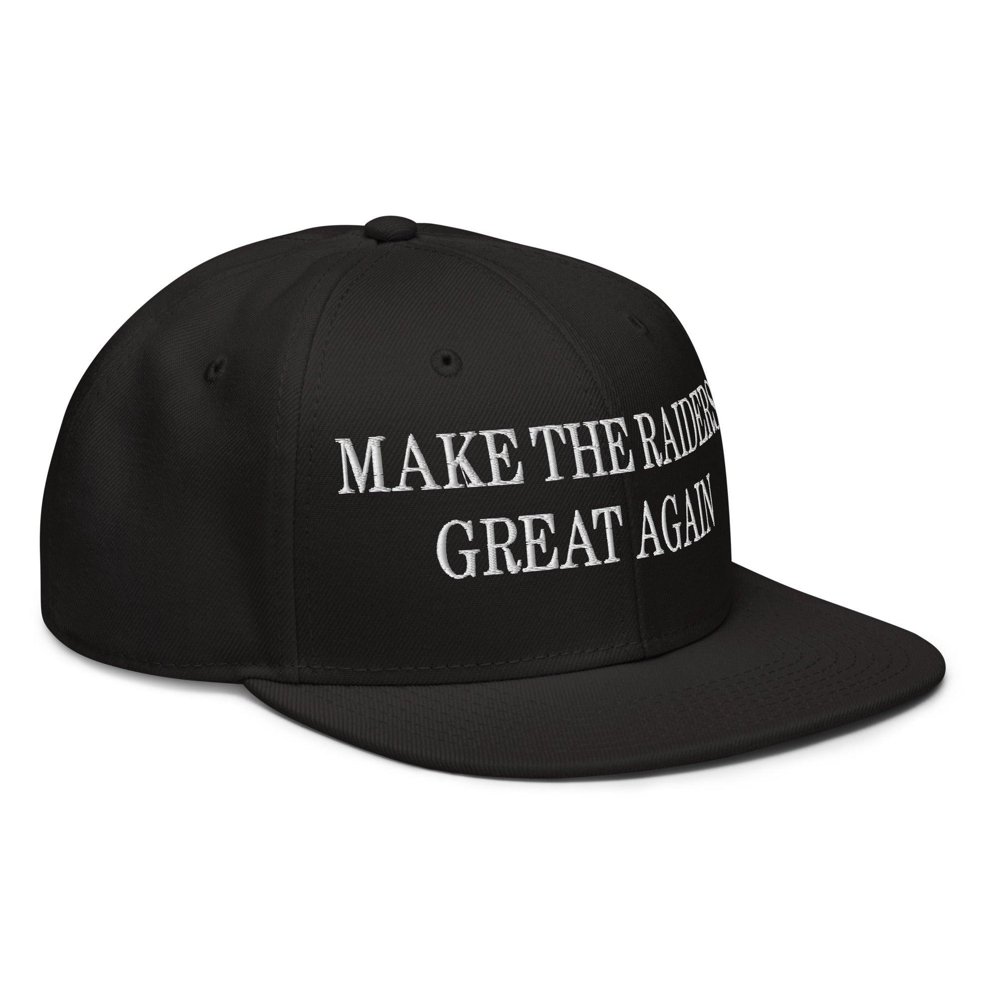 Make Them Great Again Embroidered Flat Brim Bill Snapback Hat