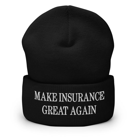 Make It Great Again Embroidered Knit Cuffed Beanie - Toronto Screen Printing