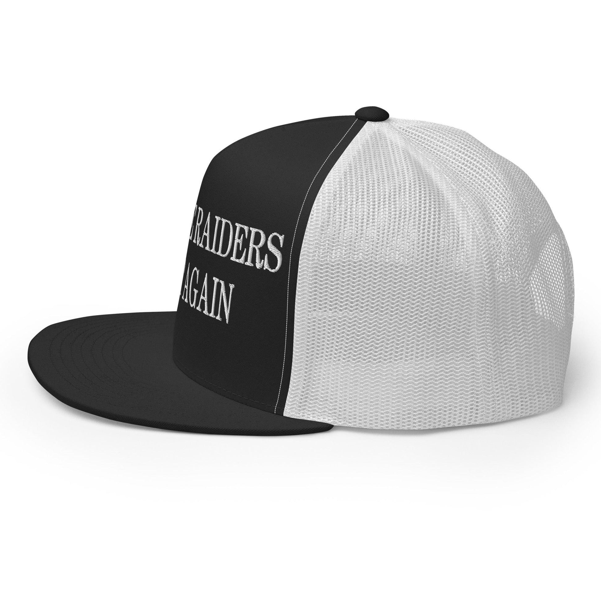 Make Them Great Again Embroidered Mesh Flat Bill Brim Trucker Hat