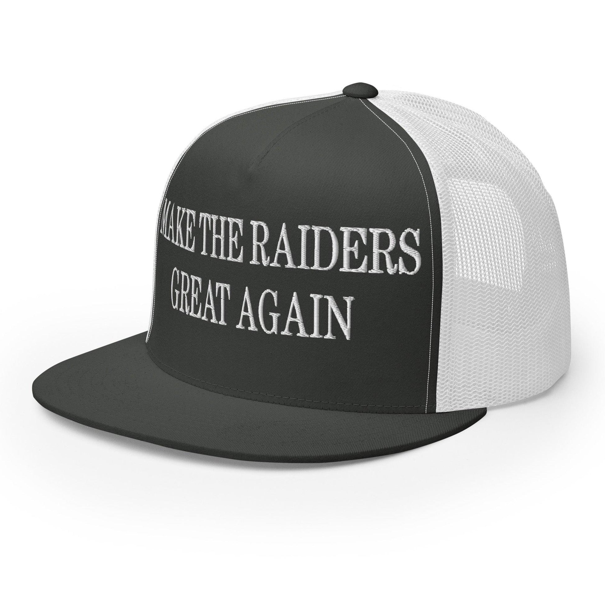 Make Them Great Again Embroidered Mesh Flat Bill Brim Trucker Hat