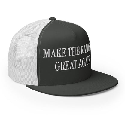 Make Them Great Again Embroidered Mesh Flat Bill Brim Trucker Hat