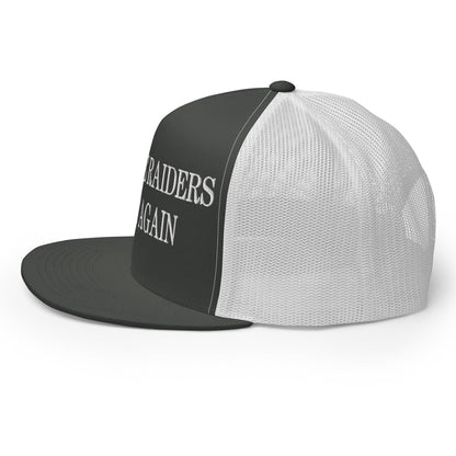 Make Them Great Again Embroidered Mesh Flat Bill Brim Trucker Hat