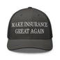 Make It Great Again Embroidered Mesh Trucker Hat - Charcoal