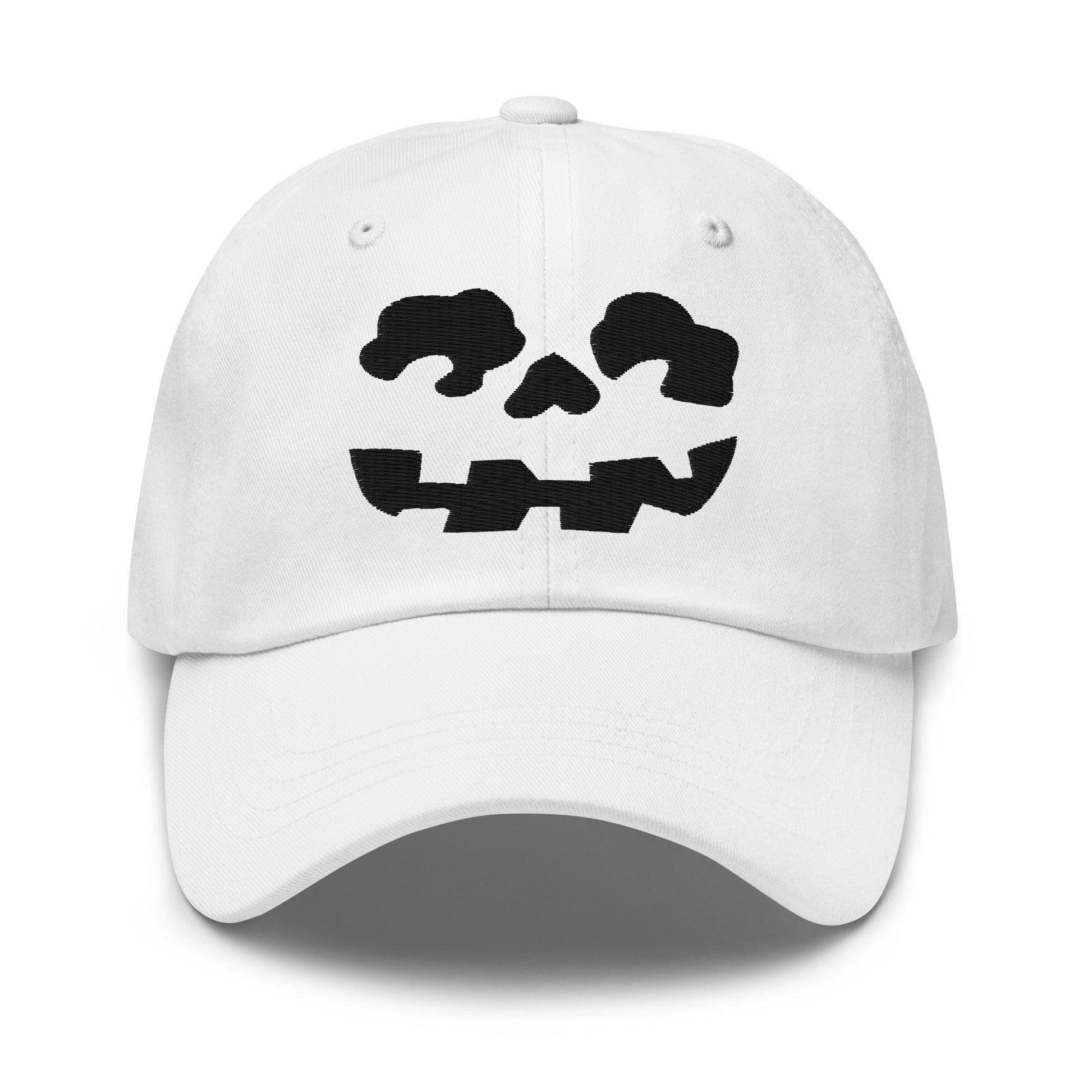 Make Us Great Again MAGA Skull Halloween Dad Hat - White / Ghost Face only - Headwear