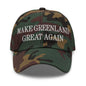 Camo make Greenland great embroidered dad hat with cart button for style and support