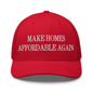 Make Homes Affordable Again Embroidered Mesh Trucker Hat - Red