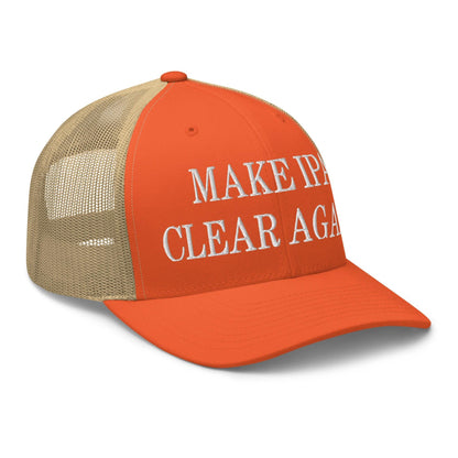 Make IPA Clear Again Embroidered Mesh Trucker Hat