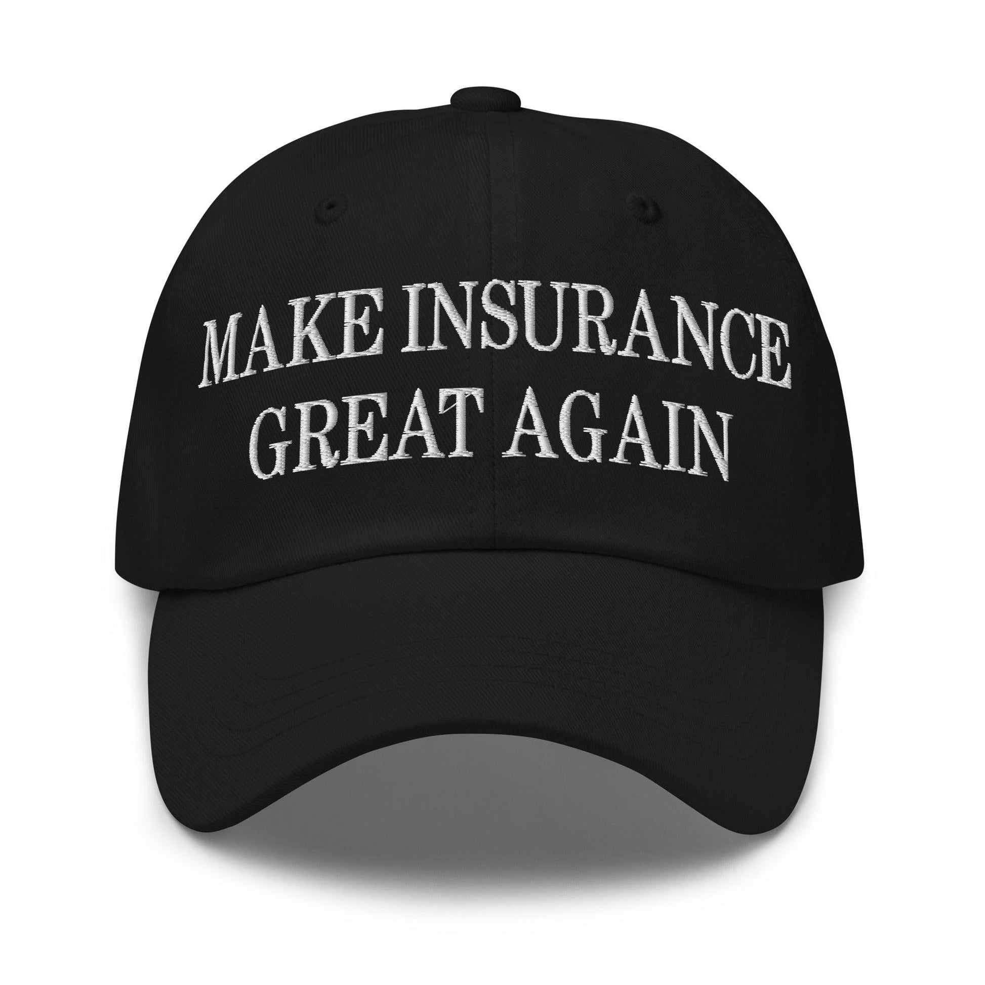 Make It Great Again Embroidered Dad Hat - Black