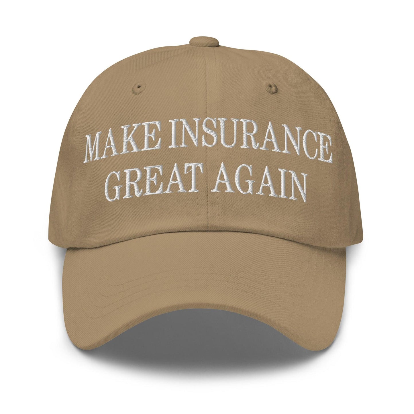 Make It Great Again Embroidered Dad Hat - Khaki