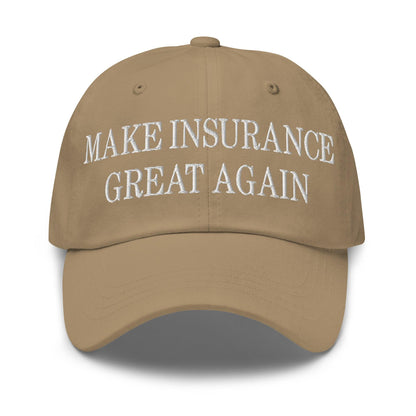 Make It Great Again Embroidered Dad Hat - Khaki