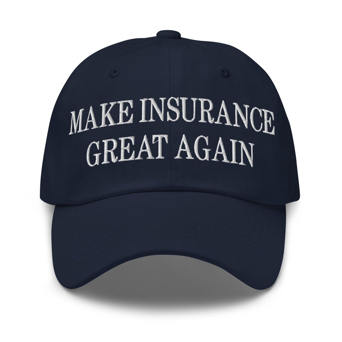 Make It Great Again Embroidered Dad Hat - Navy