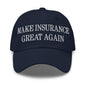 Make It Great Again Embroidered Dad Hat - Navy