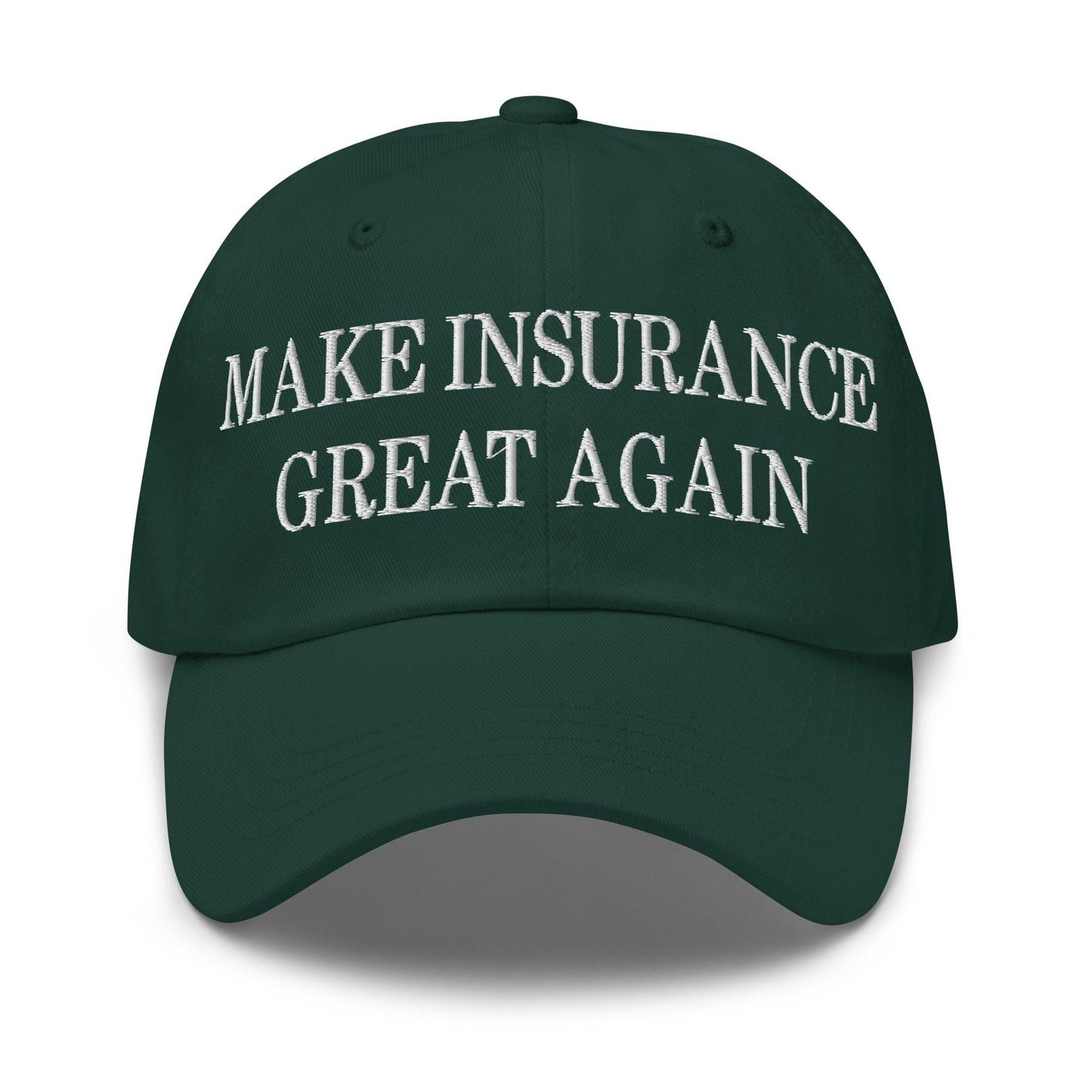 Make It Great Again Embroidered Dad Hat - Spruce