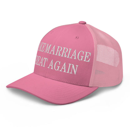 Make Marriage Great Again Embroidered Mesh Trucker Hat