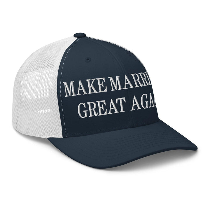 Make Marriage Great Again Embroidered Mesh Trucker Hat