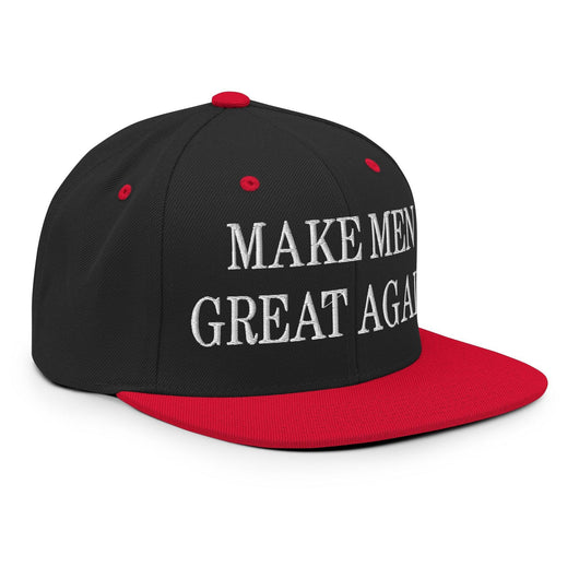 Make Men Great Again Embroidered Flat Bill Brim Snapback Hat