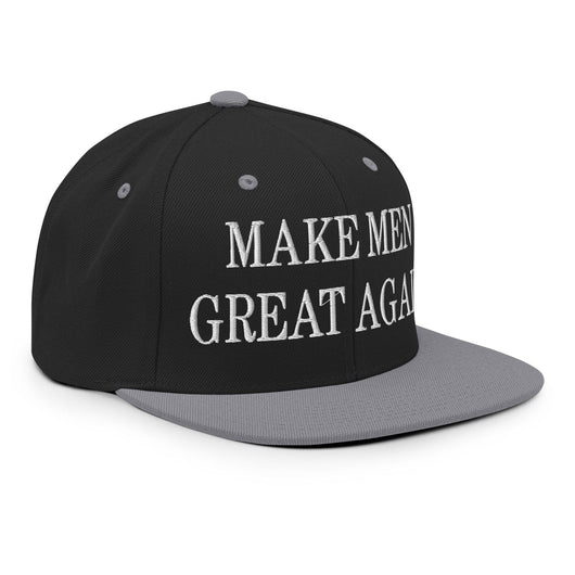 Make Men Great Again Embroidered Flat Bill Brim Snapback Hat